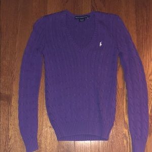 V-neck Polo Sweater